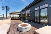 The Avery Penthouse: Two Private Rooftops, City Views, Sleeps 10