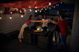 Rooftop Fire Pit + River Views | 4BR | Sleeps 12