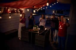 Rooftop Fire Pit + River Views | 4BR | Sleeps 12