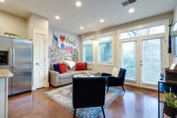 Spacious 3-Story West End Condo | Free Garage Parking | Dedicated Office | Walk to Vanderbilt