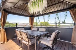The Avery Penthouse: Two Private Rooftops, City Views, Sleeps 10 - Image 2
