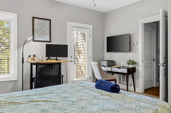Spacious 3-Story West End Condo | Free Garage Parking | Dedicated Office | Walk to Vanderbilt
