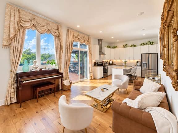 The Avery Penthouse: Two Private Rooftops, City Views, Sleeps 10 - Image 3